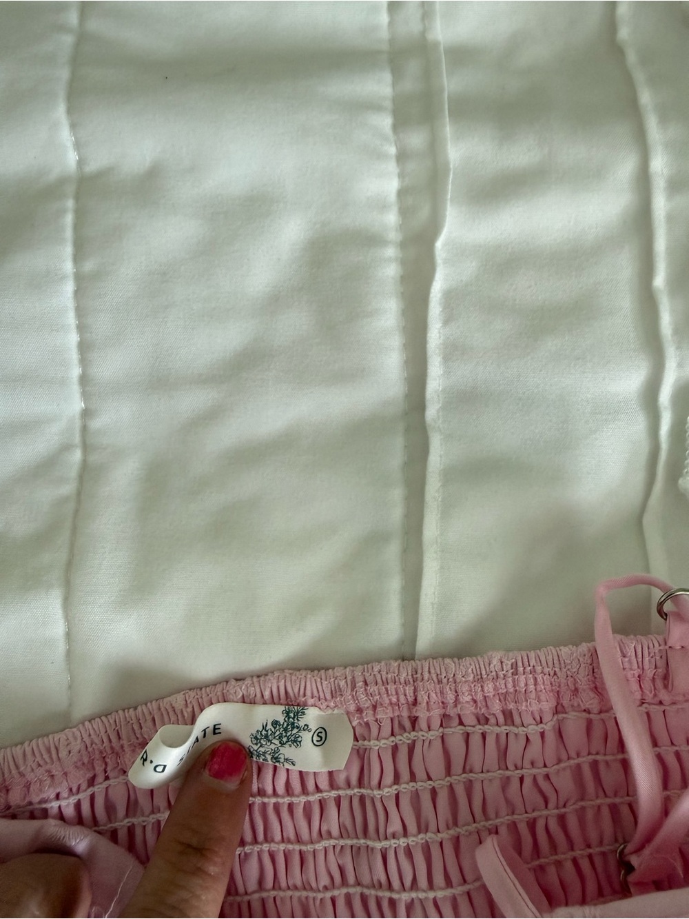 Altar’d State tops size small like new. Pink and pink floral - Picture 8 of 13